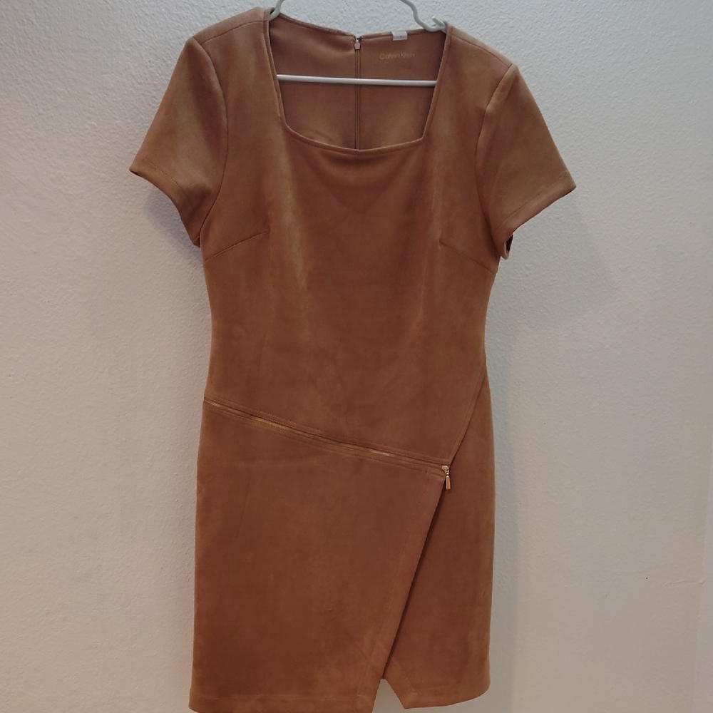 Calvin Klein Camel Mini Dress